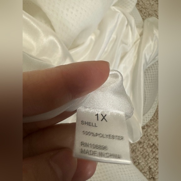 For Her NYC White Mesh Dress - Picture 8 of 11